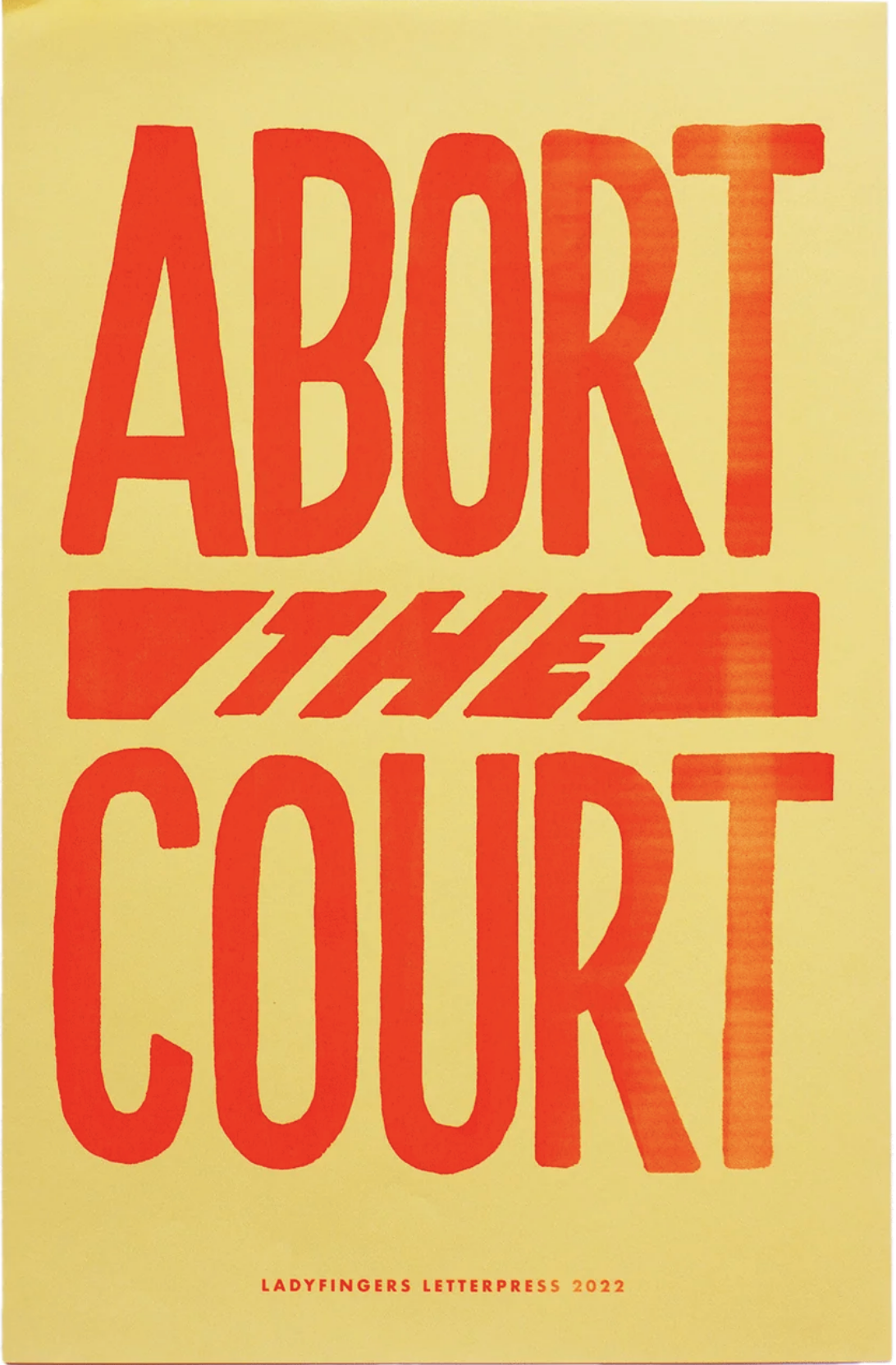 Abort the Court Poster