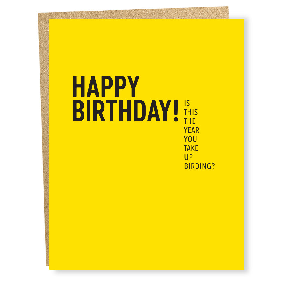birding card
