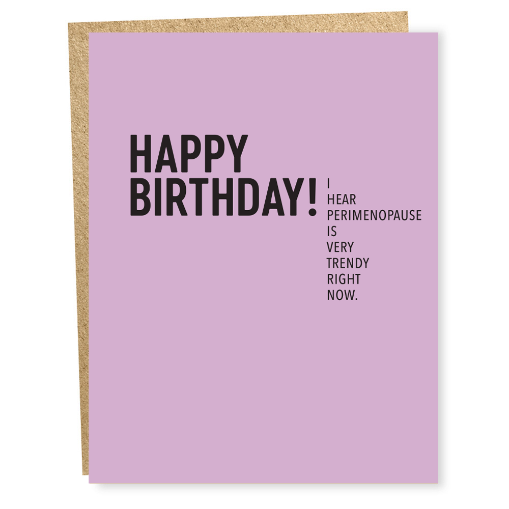 perimenopause card