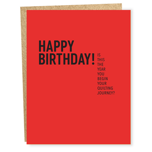 quilting card