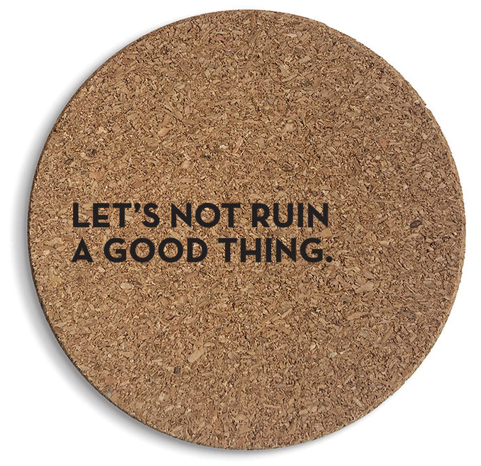 Good Thing Cork Coaster SIX-PACK