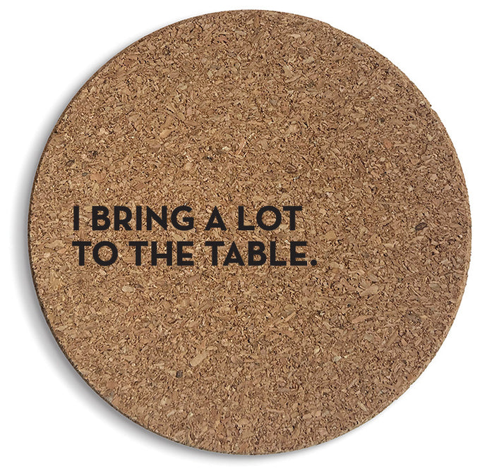 Bring a Lot Cork Coaster SIX-PACK