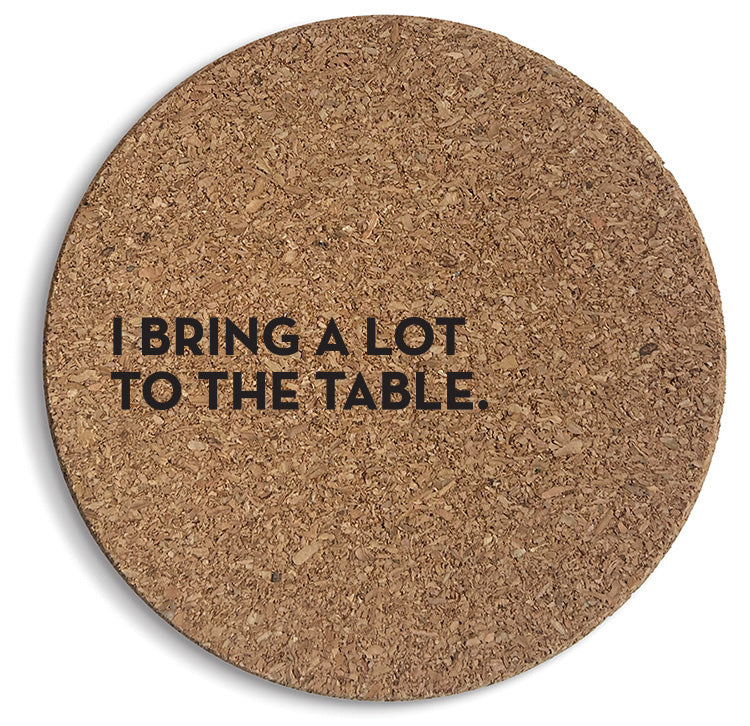 Bring a Lot Cork Coaster SIX-PACK