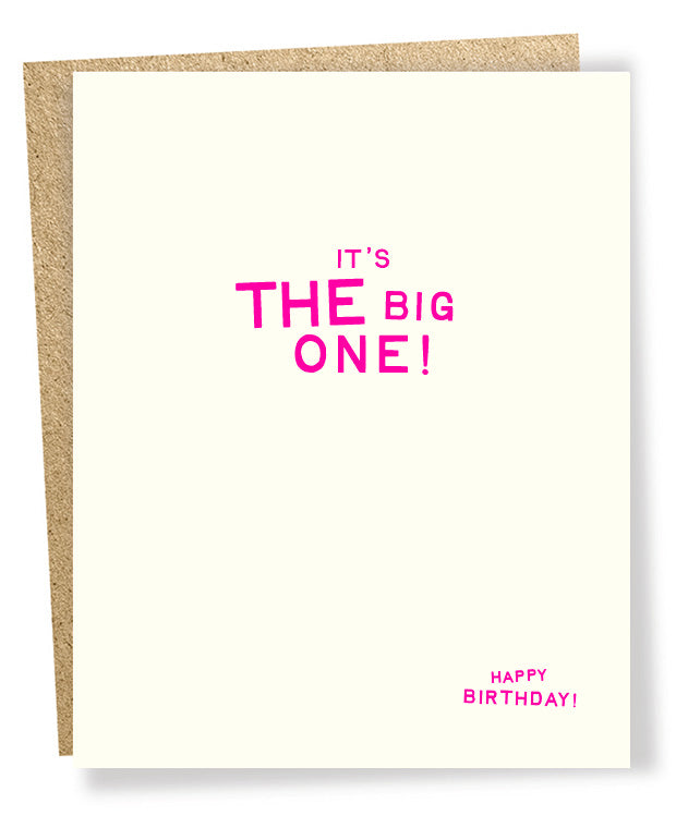 Big One card