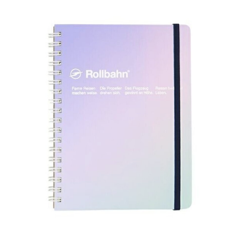 4.5 x 5.5 metallic polarized spiral notebook