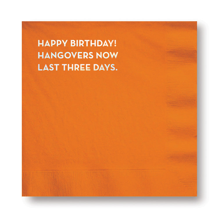 Hangovers napkins
