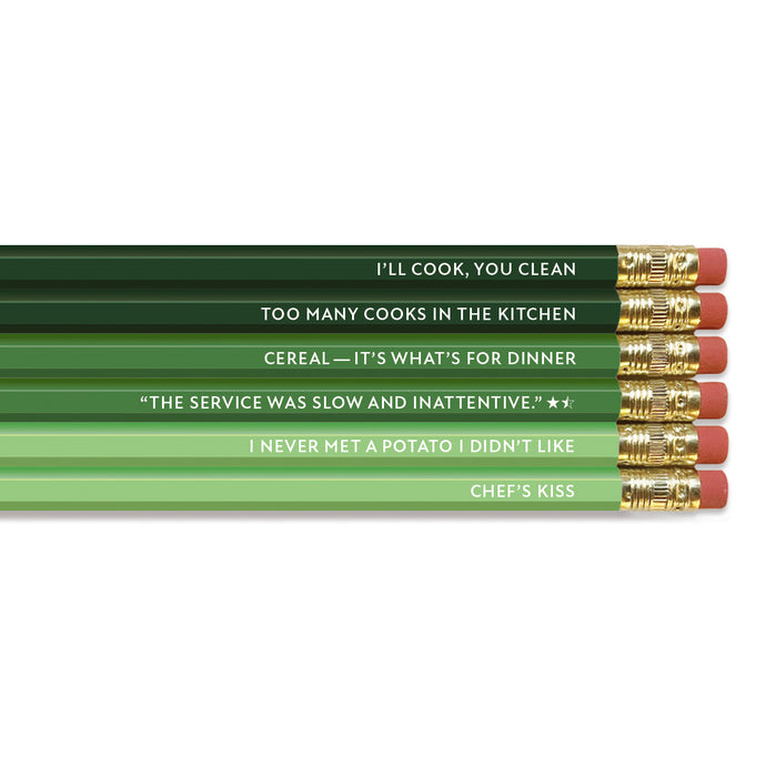 Kiss The Cook Pencil Set
