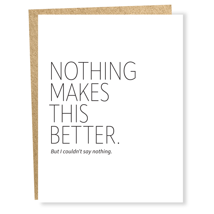 Nothing card