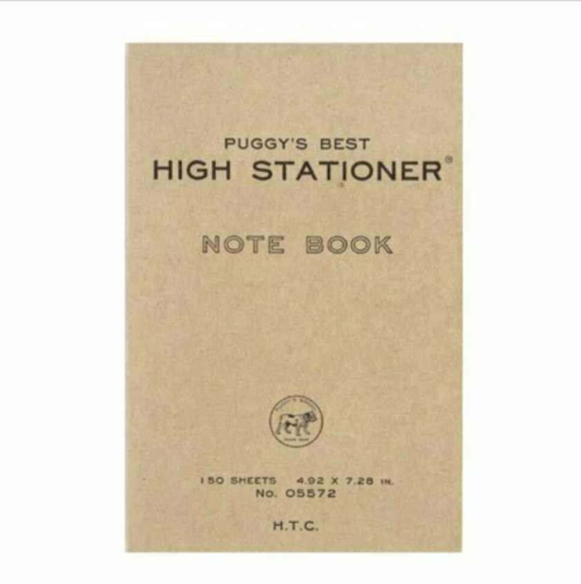 Puggy's Best large notebook - black