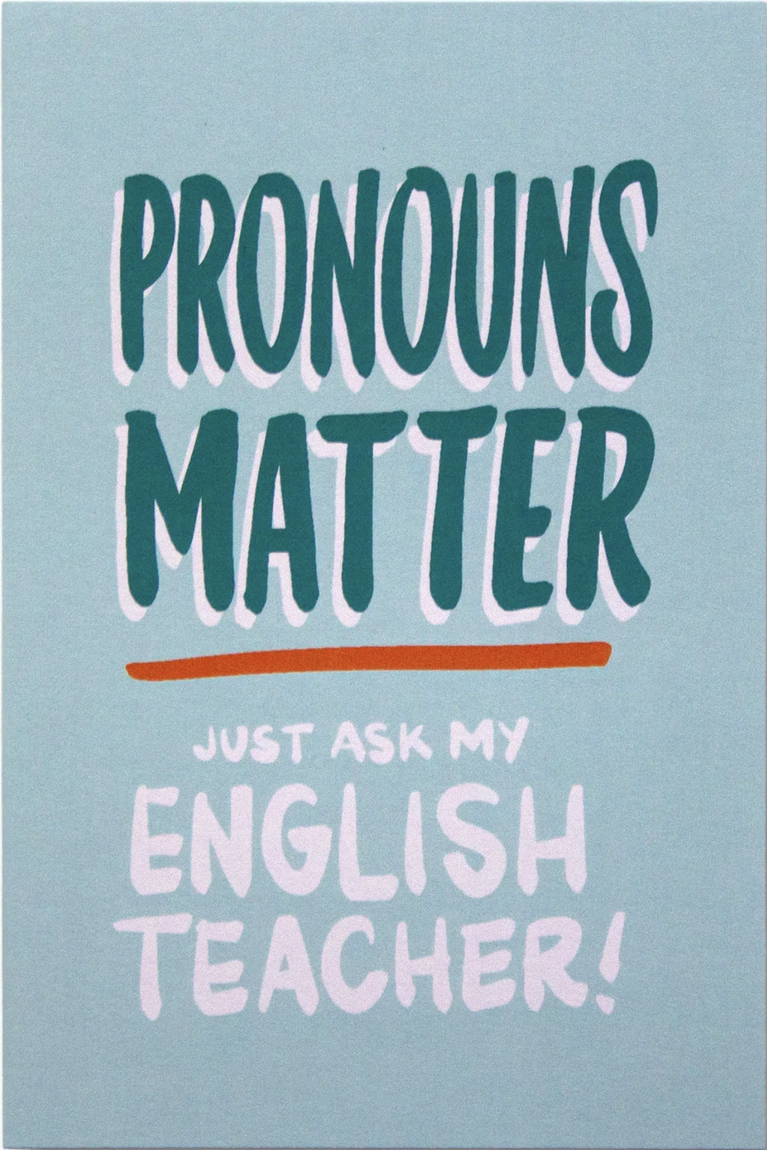 Pronouns Matter Poster