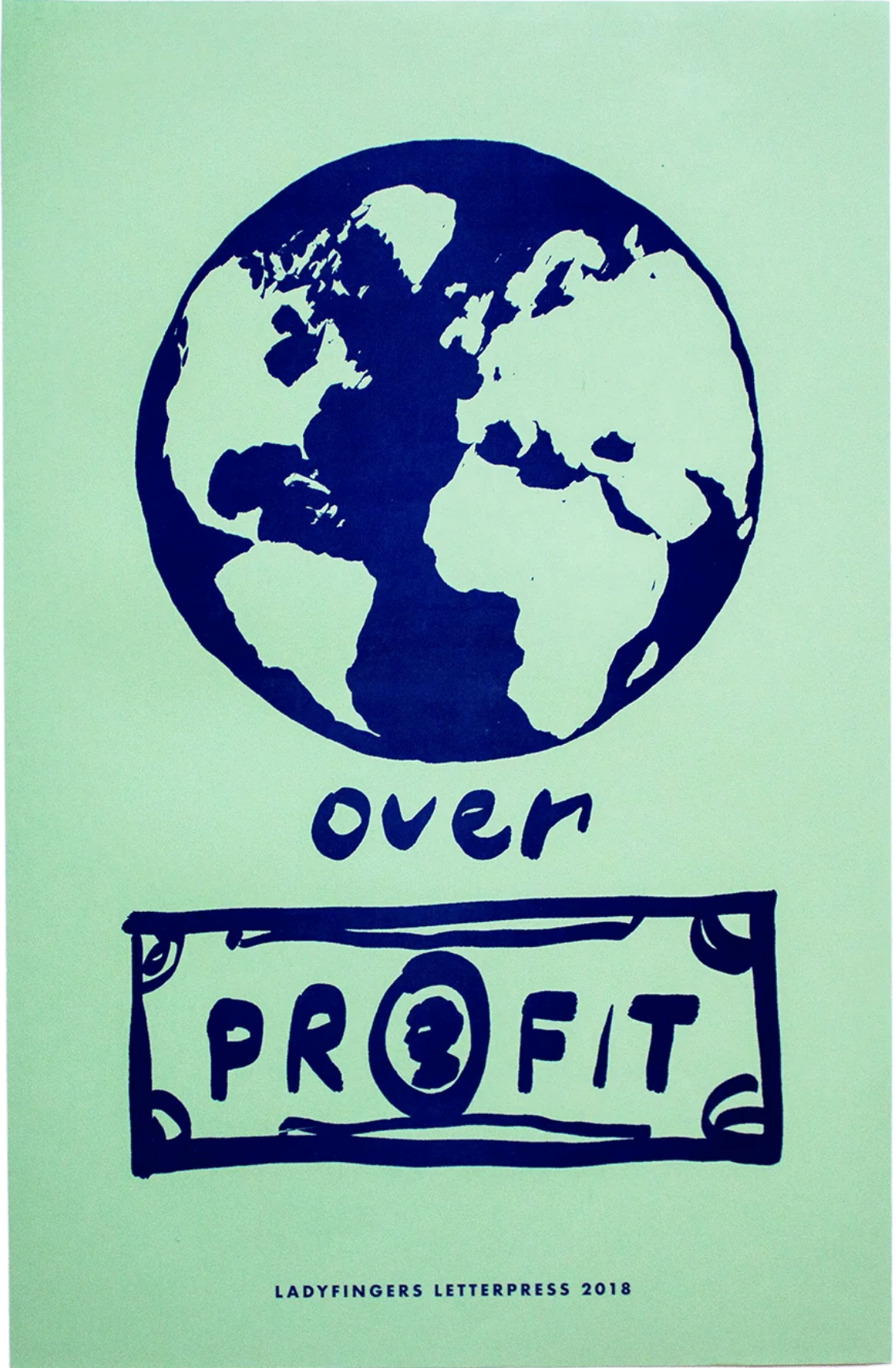 Planet over Profit Poster