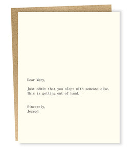 mary/joseph card