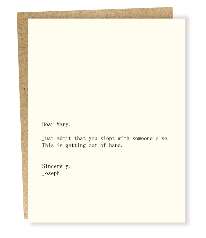 mary/joseph card