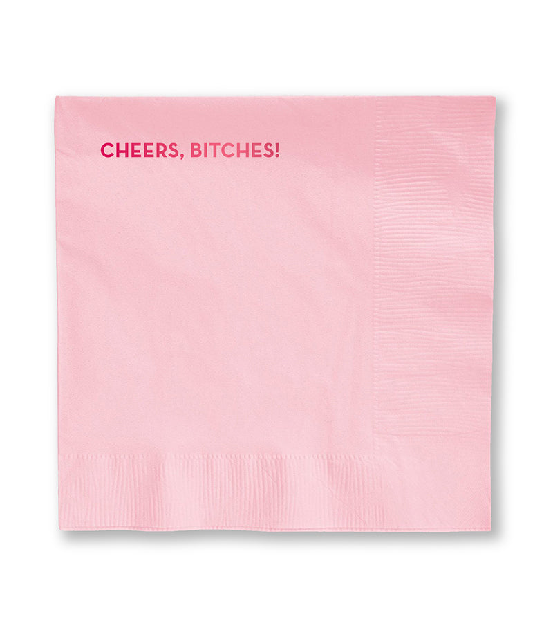 cheers bitches napkins