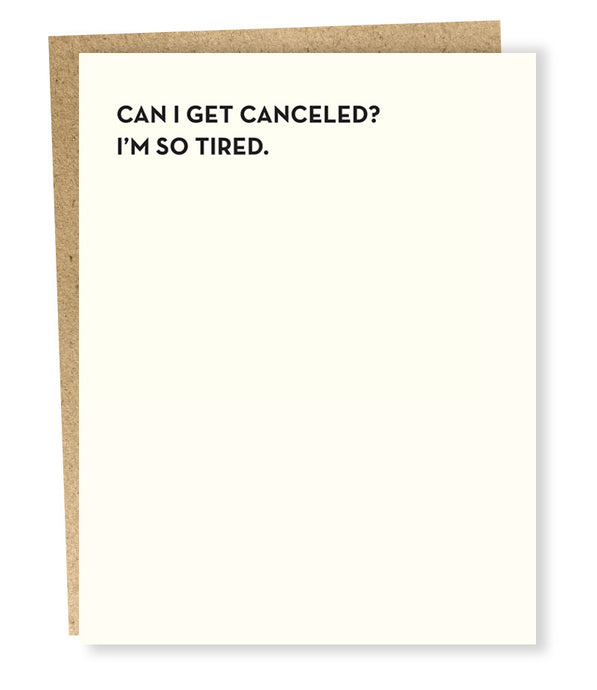 so tired card