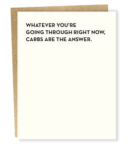 carbs card
