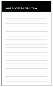 snacks grocery pad